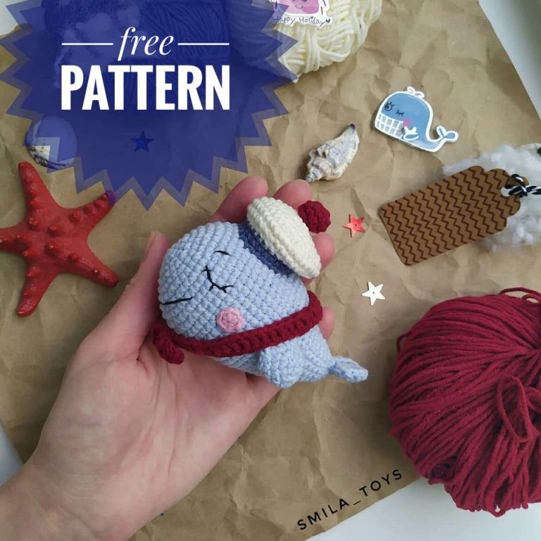 Amigurumi Crochet Whale Free Pattern