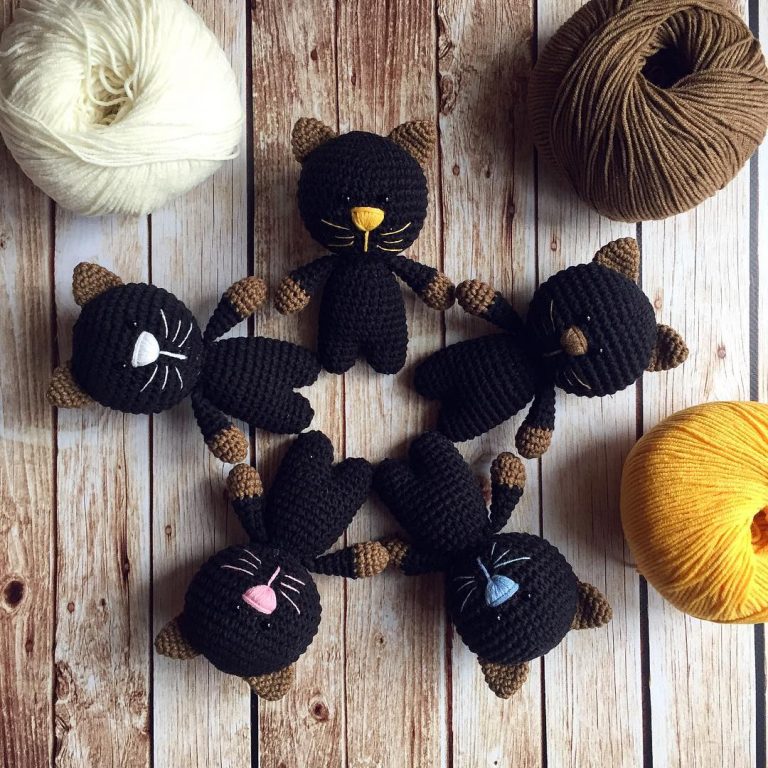 Amigurumi Crochet Kitten Free Pattern