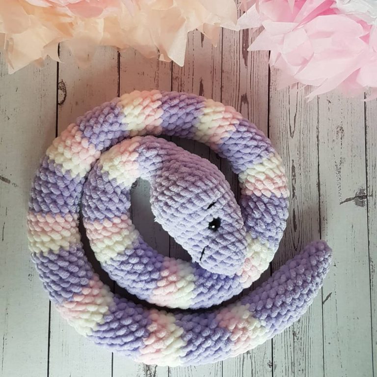 Amigurumi Crochet Snake Free Pattern