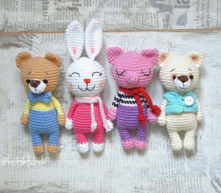 Amigurumi Little Crochet Animals Free Pattern