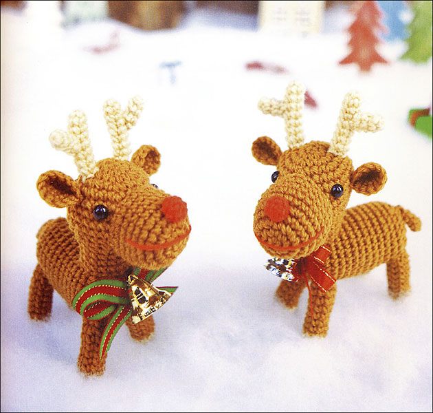 Amigurumi Christmas Reindeers Free Pattern
