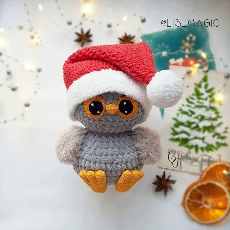 Amigurumi Christmas Owl Free Pattern