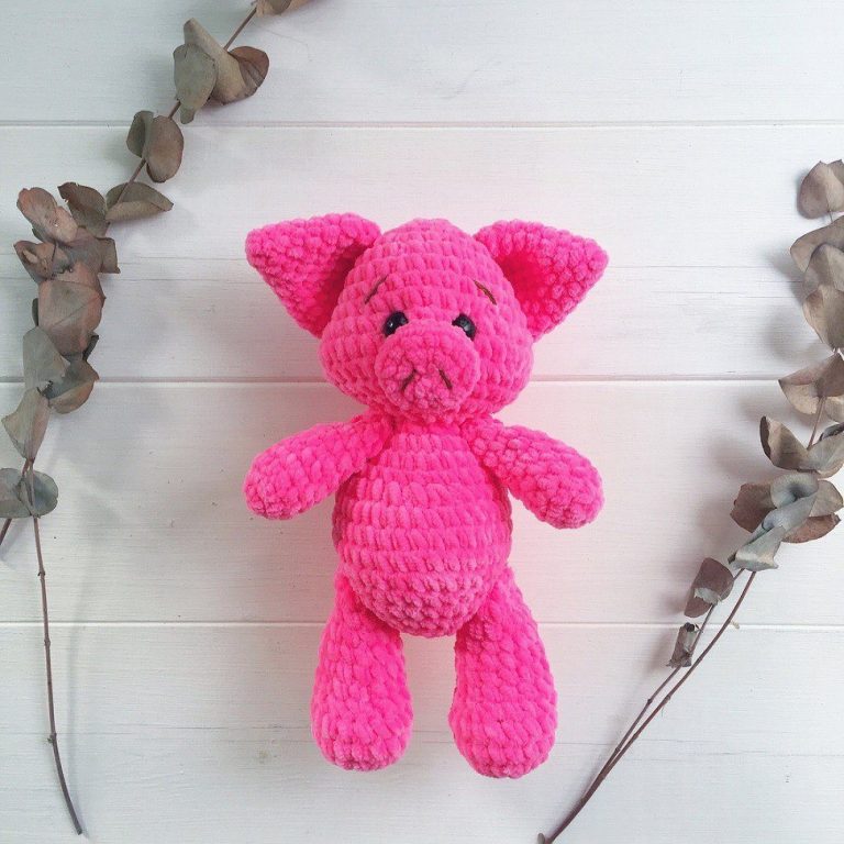 Amigurumi Crochet Plush Pig Free Pattern