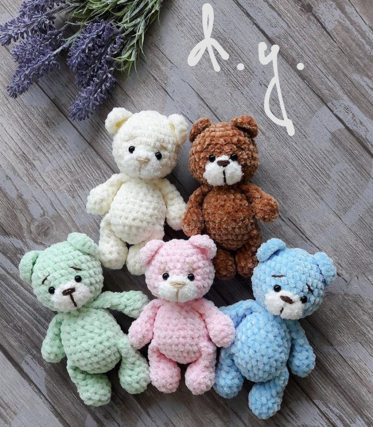 Amigurumi Little Plush Bears Free Pattern