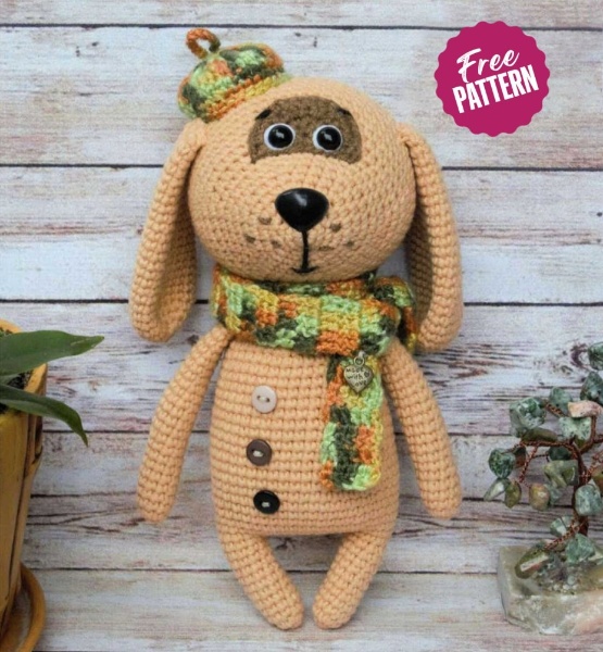 Cute Dog Amigurumi Free Crochet Pattern