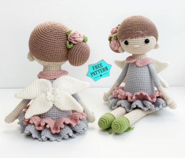 Flower Fairy Anna Doll Amigurumi Free Pattern