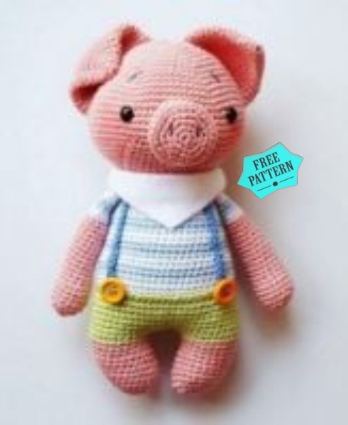 Amigurumi Little Piglet Free Crochet Pattern