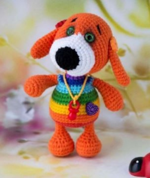 Amigurumi Rainbow Dog Free Pattern