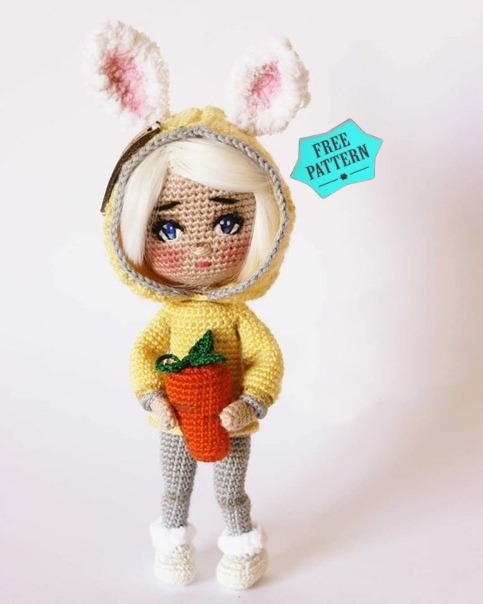 Amigurumi Cute Doll Free Crochet Pattern