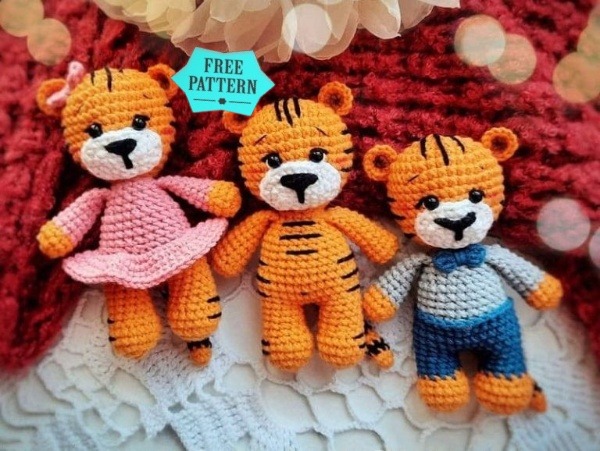 Little Tiger Free Amigurumi Pattern
