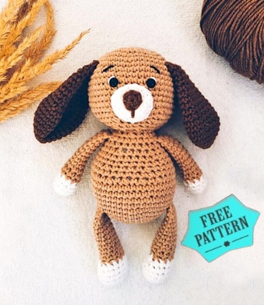 Crochet Dog Amigurumi Free Pattern