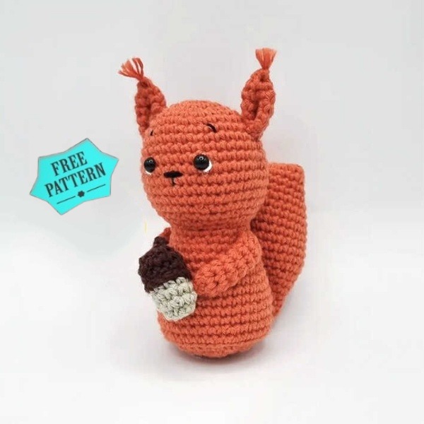 Amigrumi Squirrel Free Crochet Pattern