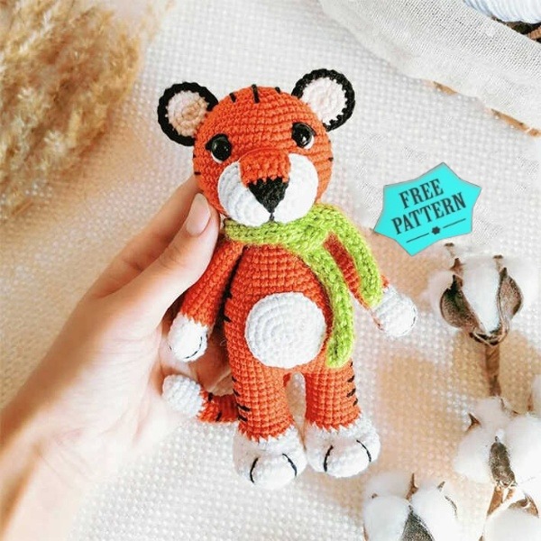Amigurumi Tiger Crochet Free Pattern