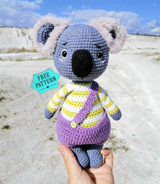 Crochet Koala Amigurumi Free Pattern
