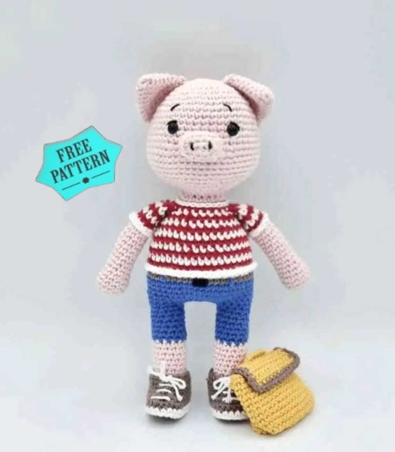 Crochet Pig Amigurumi Free Pattern
