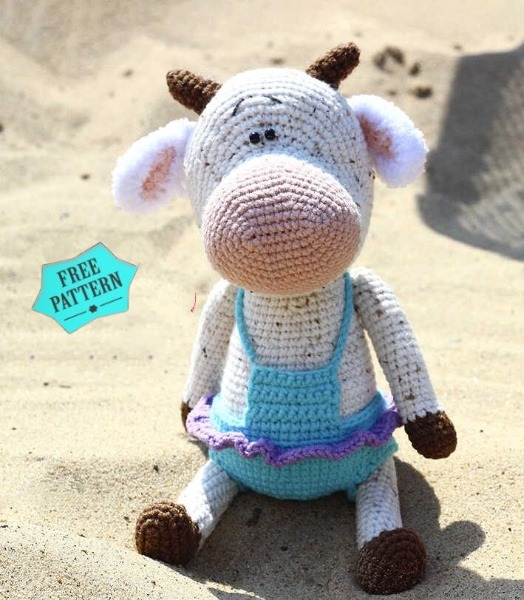 Crochet Cow Milka Amigurumi Free Pattern