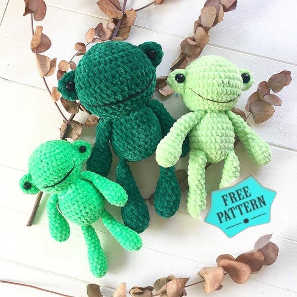 Crochet Frog Amigurumi Free Pattern