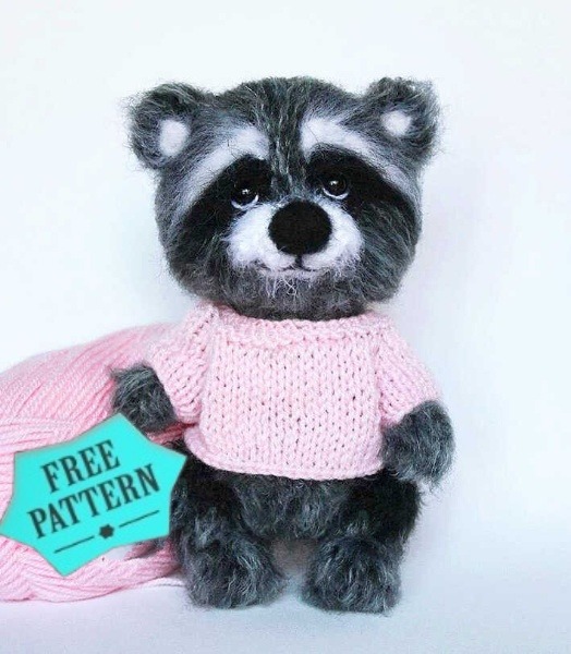 Crochet Raccoon Amigurumi Free Pattern