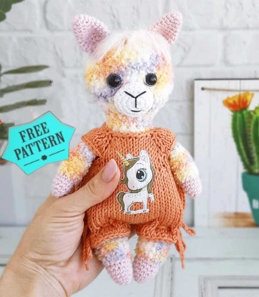 Crochet Llama Amigurumi Free Pattern