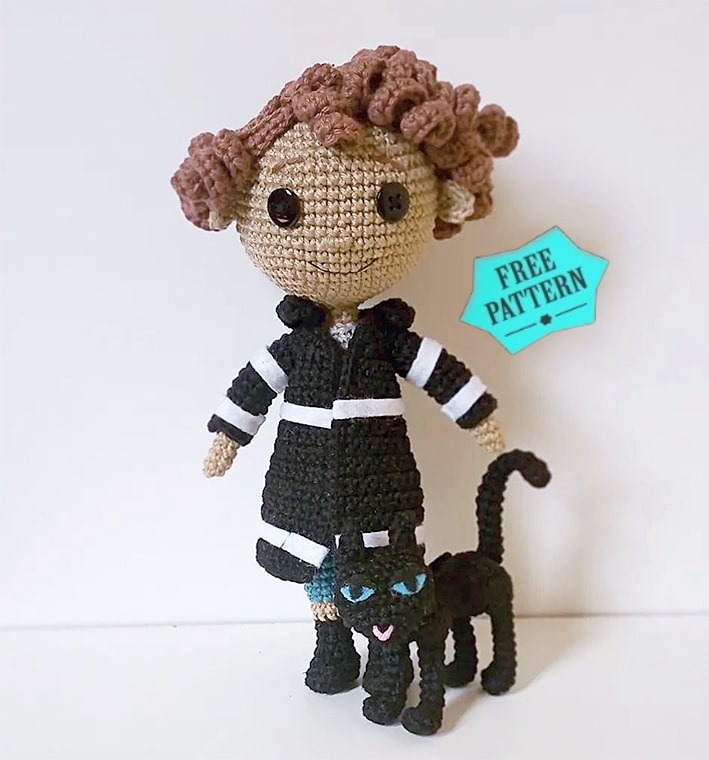 Crochet Coraline Doll Wybie Amigurumi Free Patterns