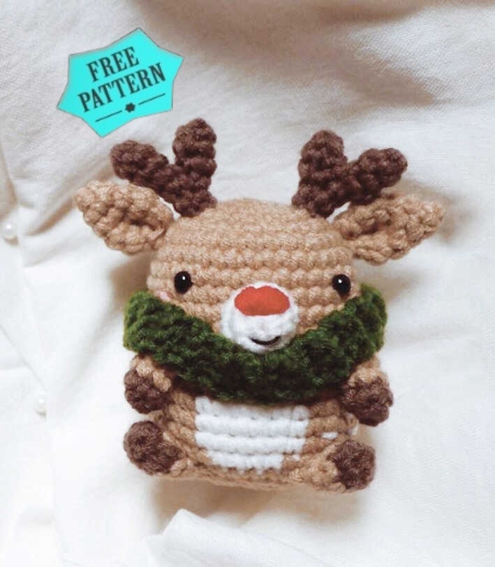 Crochet Reindeer Amigurumi Free Pattern