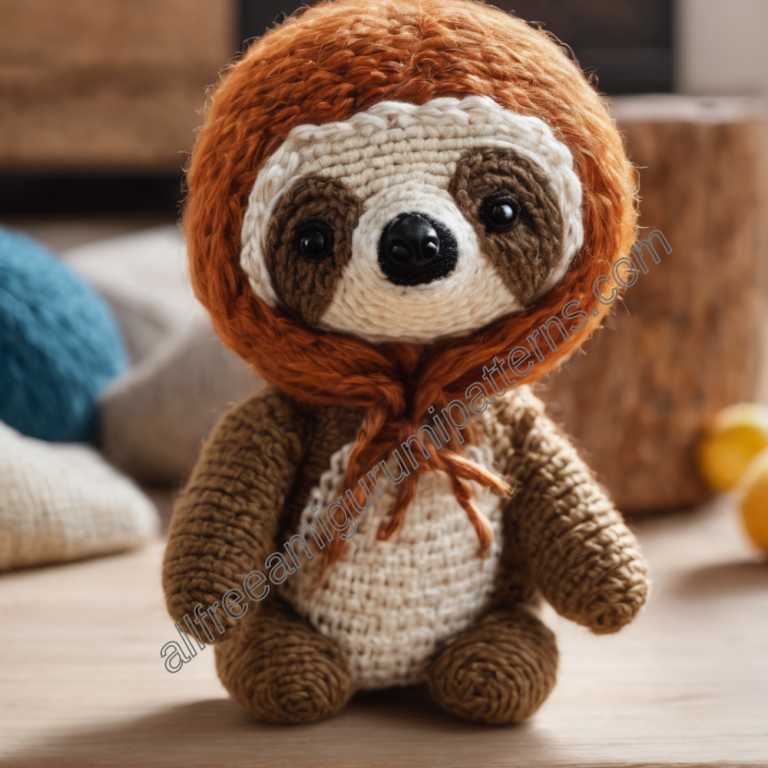 Crochet Sloth Amigurumi Free Pattern - All Free Amigurumi Patterns