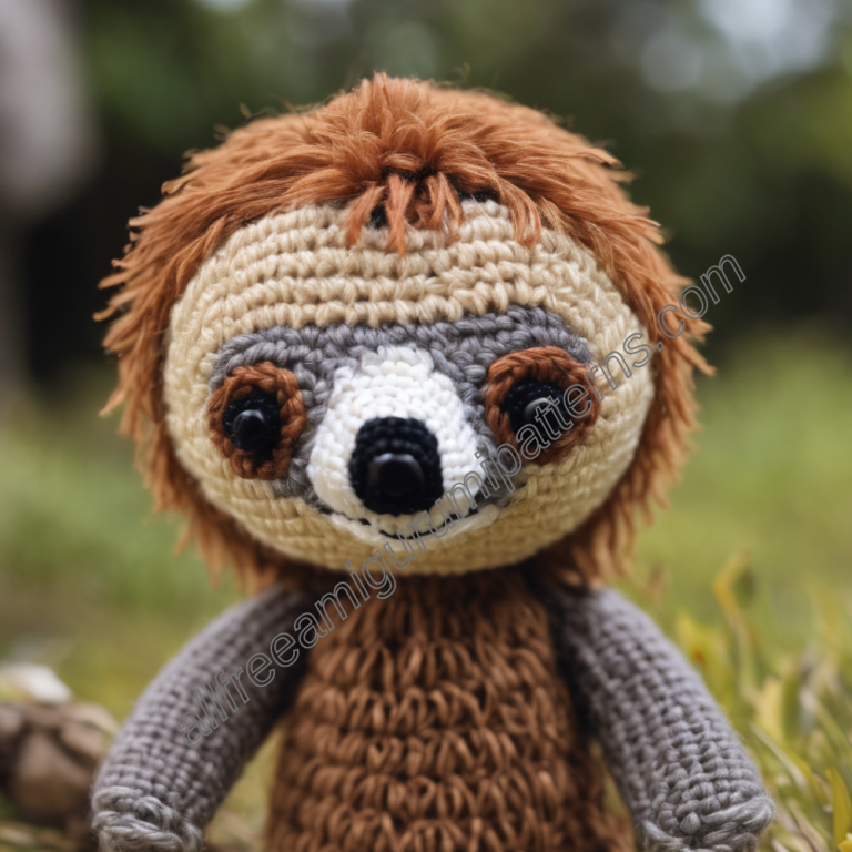 Crochet Sloth Amigurumi Free Pattern - All Free Amigurumi Patterns