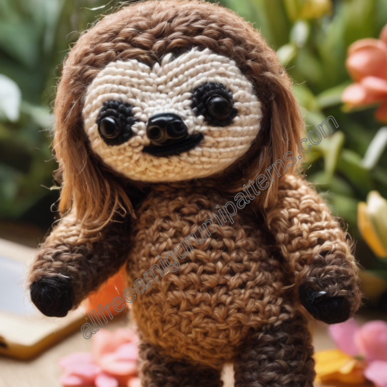 Crochet Sloth Amigurumi Free Pattern - All Free Amigurumi Patterns