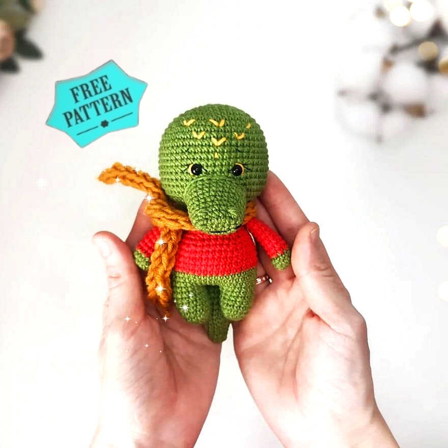 Amigurumi Crocodile Free Pattern