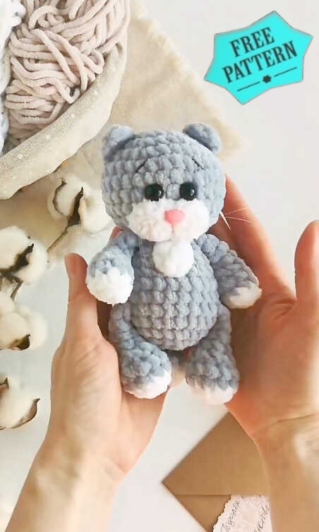 Amigurumi Cat Crochet Free Pattern
