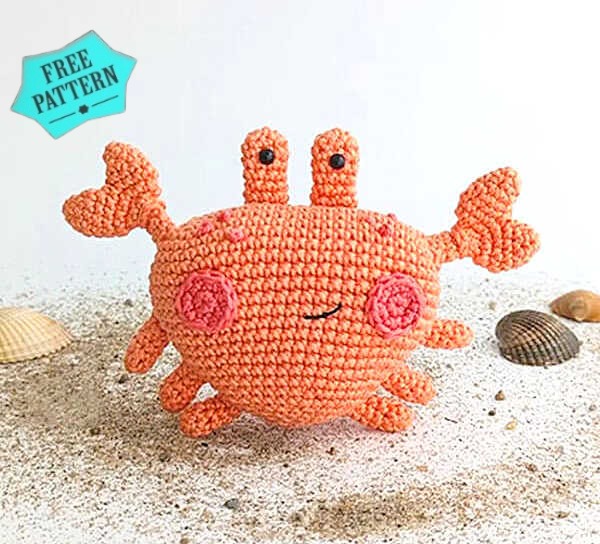 Amigurumi Crab Crochet Free Pattern