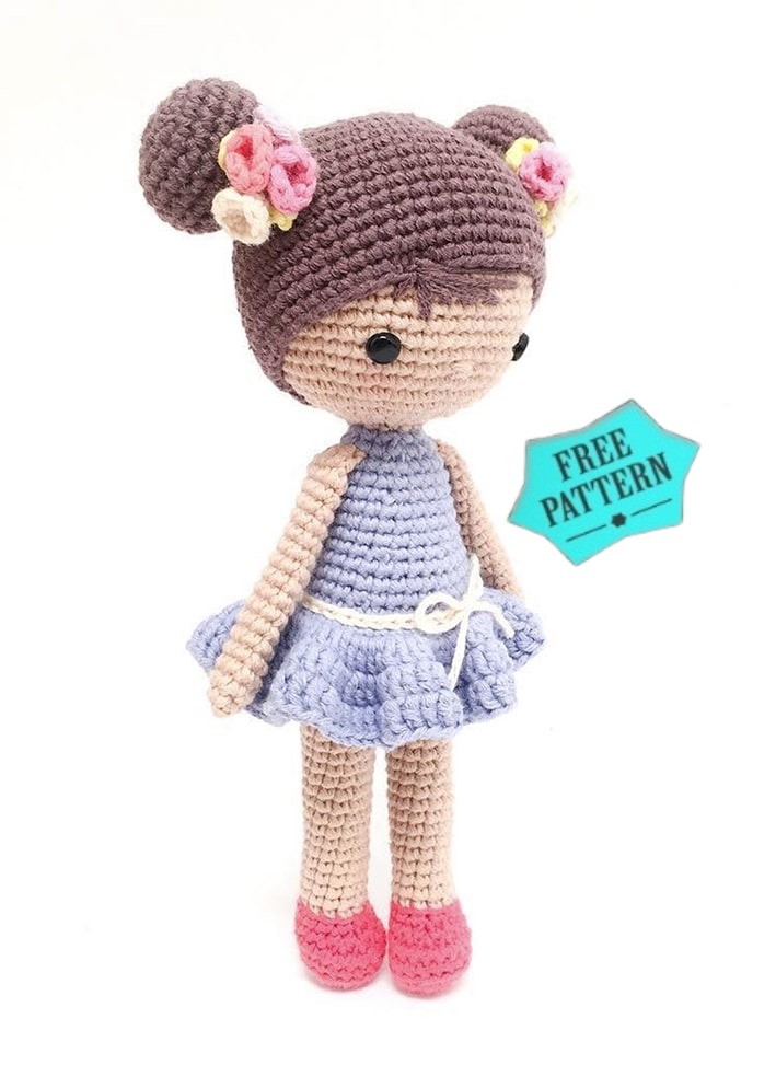 Chloe the Doll Amigurumi Free Crochet Pattern