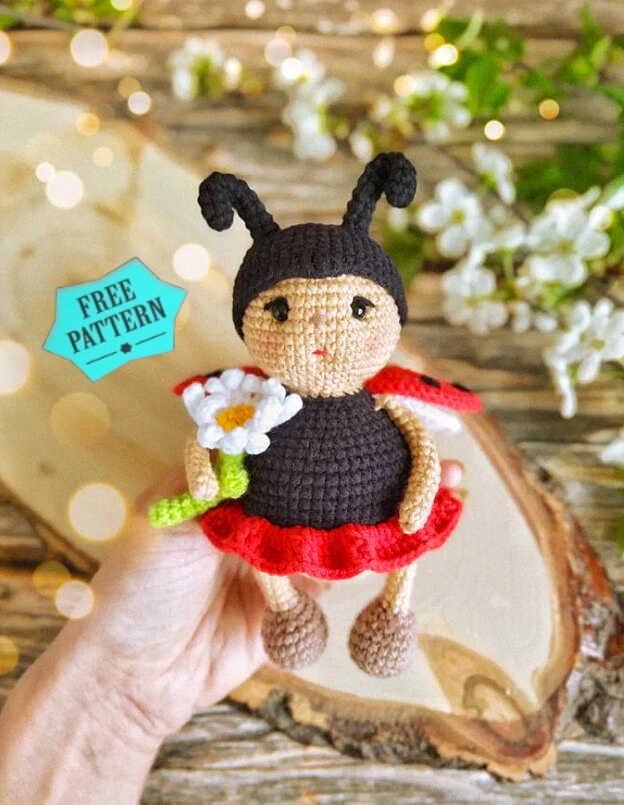 Amigurumi Ladybug Crochet Free Pattern