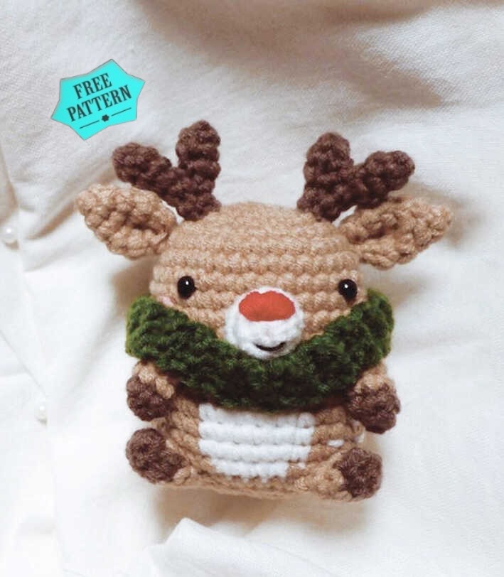Amigurumi Reindeer Crochet Free Pattern