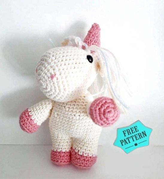 Amigurumi Unicorn Merry Crochet Free Pattern